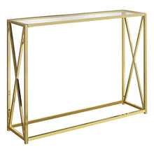 Load image into Gallery viewer, CHIC Accent, Console Table, Gold - EK CHIC HOME