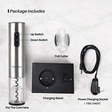 Load image into Gallery viewer, Electric Wine Opener-Rechargeable (Stainless Steel) - EK CHIC HOME