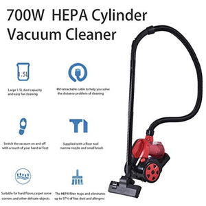 Bagless Canister Cyclonic Vacuum Cleaner - EK CHIC HOME