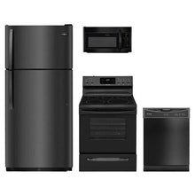 Load image into Gallery viewer, Frigidaire 4-Piece Kitchen Appliance Package 30&quot; Top Freezer Refrigerator - EK CHIC HOME