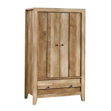 Load image into Gallery viewer, Rustic Chic Armoire, 33.78&quot; L x 19.53&quot; W x 57.84&quot; H, Craftsman Oak finish - EK CHIC HOME