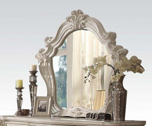 French Versailles Bedroom Set with Queen Bed, Nightstand, Dresser and Mirror - EK CHIC HOME
