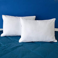 Load image into Gallery viewer, Down Feather Bed Pillows Gusseted Pillows Set of 2 Standard/Queen - EK CHIC HOME
