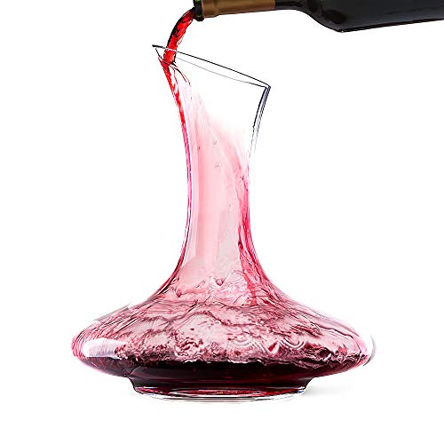 100% Lead-Free Hand Blown Crystal Glass Wine Decanters - EK CHIC HOME