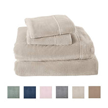 Load image into Gallery viewer, Extra Soft Cozy Velvet Plush Sheet Set. Deluxe Bed Sheets with Deep Pockets - EK CHIC HOME