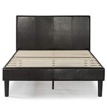 Load image into Gallery viewer, Deluxe Leatherette Upholstered Platform Bed with Wooden Slats - EK CHIC HOME