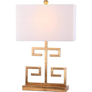 Greek Key Gold 24-inch Table Lamp (Set of 2) - EK CHIC HOME