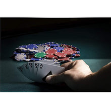 Load image into Gallery viewer, Texas Hold &#39;em Clay Poker Chip Set with Aluminum Case, 500 Striped Dice Chips - EK CHIC HOME