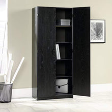 Load image into Gallery viewer, Storage Cabinet, L: 29.61&quot; x W: 16.02&quot; x H: 71.50&quot;, Ebony Ash finish - EK CHIC HOME