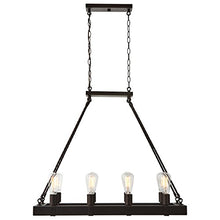 Load image into Gallery viewer, Stone &amp; Beam Rustic Chandelier, 27.5&quot;H, With Bulb - EK CHIC HOME