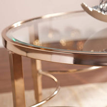 Load image into Gallery viewer, Thessaly Cocktail Table, Metallic Gold Finish - EK CHIC HOME