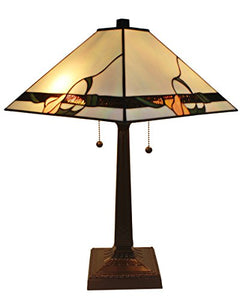 Tiffany Style Mission Design Table Lamp, 23" - EK CHIC HOME