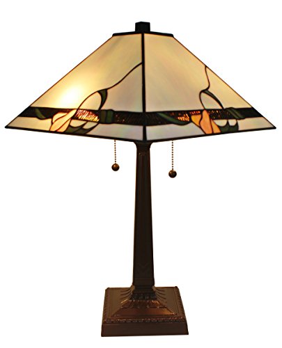 Tiffany Style Mission Design Table Lamp, 23