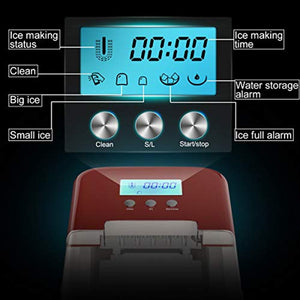 Ice Maker Machine, 26LBS/24H with LCD Display - EK CHIC HOME