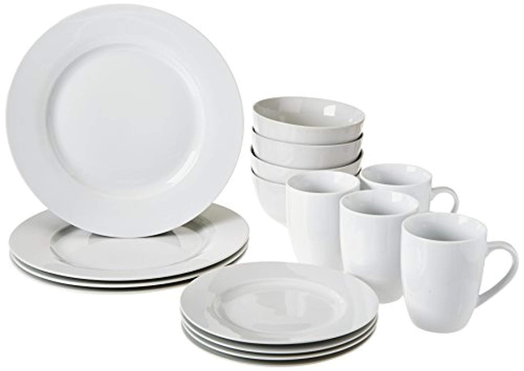 16-Piece Dinnerware Set, Service for 4 - EK CHIC HOME