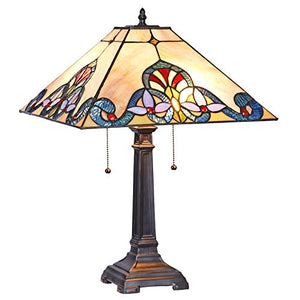 Tiffany Table Lamp, One Size, Multi-Colored - EK CHIC HOME