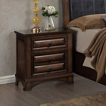 Load image into Gallery viewer, CHIC Light Espresso Finish Queen Storage Bed, Dresser, Mirror, 2 Night Stands, Chest Wood Bed Room Set - EK CHIC HOME