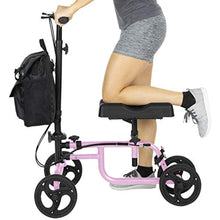Load image into Gallery viewer, Knee Walker - Steerable Scooter For Broken Leg, Foot, Ankle Injuries - Kneeling Quad Roller Cart - EK CHIC HOME