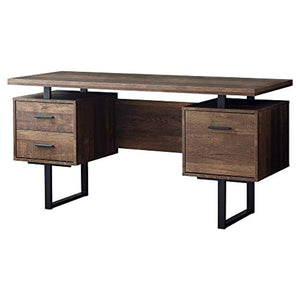 Computer Desk with Drawers - Contemporary Style - 60" L - EK CHIC HOME