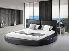 Load image into Gallery viewer, Modern Round Bed,Queen,Black - EK CHIC HOME