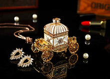 Load image into Gallery viewer, Decorative Enameled Royal Carriage Style Hinged Trinket Box - EK CHIC HOME