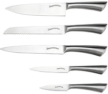 Load image into Gallery viewer, Kitchen Knives  - 6 Pieces Stainless Steel Knives with an Acrylic Stand - EK CHIC HOME