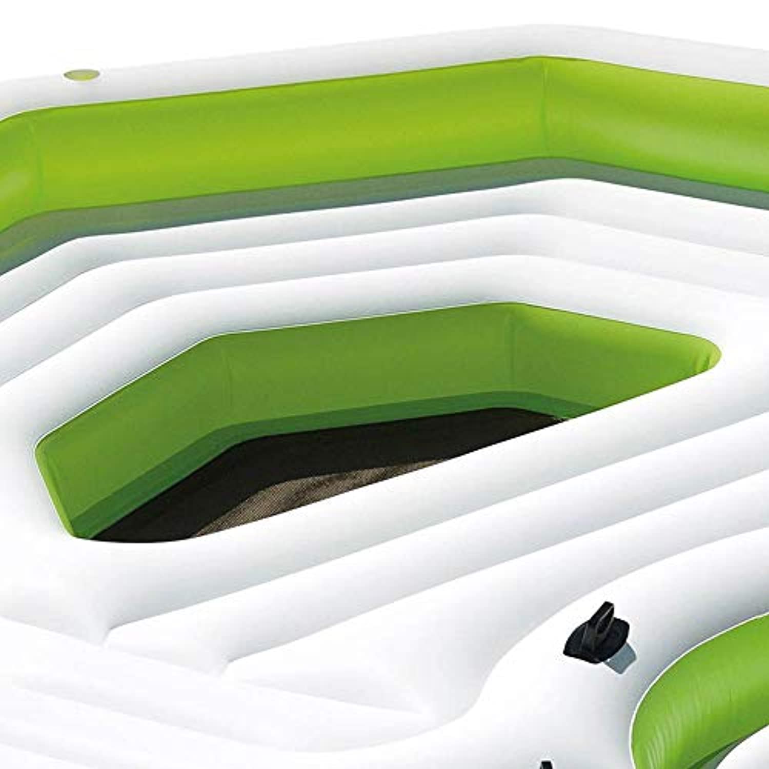 Inflatable Key Largo Party Island Float with Built-in Coolers & Cuphol