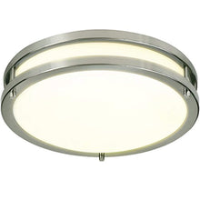 Load image into Gallery viewer, 6 LED Flush Mount Ceiling Light, Antique Brushed Nickel, 12-Inch - EK CHIC HOME