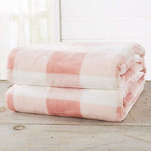 Load image into Gallery viewer, Super Soft Plaid Buffalo Check Velvet Plush Bed Blanket - EK CHIC HOME