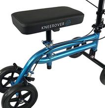Load image into Gallery viewer, Economy Knee Scooter Steerable Knee Walker Crutch Alternative with DUAL BRAKING SYSTEM in Metallic Blue - EK CHIC HOME