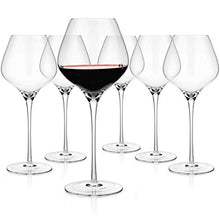 Load image into Gallery viewer, Crystal Wine Large Glasses 24-ounce, Set of 6 - EK CHIC HOME