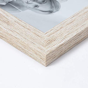 6 pack 5x7 Picture Frame Wood White Woodgrain Photo Frames 5x7 (6 pack) - EK CHIC HOME