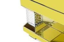 Load image into Gallery viewer, Montreal Rectangular Cocktail Table with Gold Mirror - EK CHIC HOME