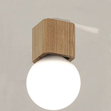 Load image into Gallery viewer, Modern  Metal Wood Art Deco Ceiling Flush Mount Light - EK CHIC HOME