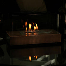 Load image into Gallery viewer, Sunnydaze Copper Tabletop Bio Ethanol Fireplace - EK CHIC HOME