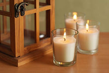 Load image into Gallery viewer, Set of 48 Unscented Clear Glass Wax Filled Votive Candles - 12 Hour Burn Time - EK CHIC HOME