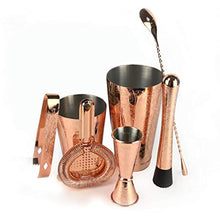 Load image into Gallery viewer, Bartender Kit Cocktail Shaker Set-6 Pieces Stainless Steel Copper - EK CHIC HOME