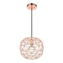 Load image into Gallery viewer, Caffrey Rose Gold, Modern Industrial Lighting Fixture - EK CHIC HOME
