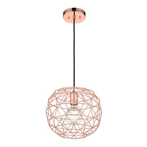 Caffrey Rose Gold, Modern Industrial Lighting Fixture - EK CHIC HOME