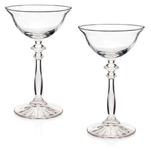 Load image into Gallery viewer, &quot;Dinner at Eight&quot; Cocktail Coupe (Gift Box Set of 2) - EK CHIC HOME
