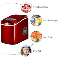 Load image into Gallery viewer, Portable &amp; Compact Ice Maker Machine, Ice Cubes Ready in 6 Mins - EK CHIC HOME