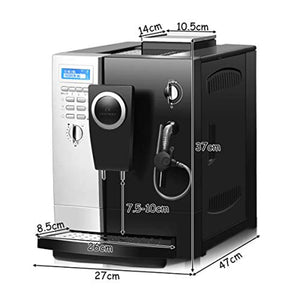 Super Automatic Espresso Machine-(Silver+ Black) - EK CHIC HOME