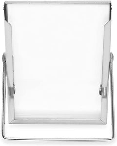 2x3 Silver Rope Metal Picture Frame (Vertical) with Pull-Out Easel Stand - EK CHIC HOME