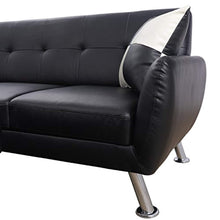 Load image into Gallery viewer, CHIC Fine Sectional Sofa Set, Black - EK CHIC HOME
