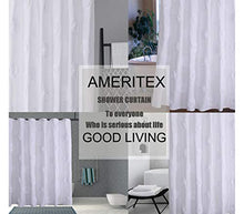 Load image into Gallery viewer, Ameritex Ruffle Shower Curtain Home Decor | Soft Polyester 72&quot; x 72&quot; - EK CHIC HOME