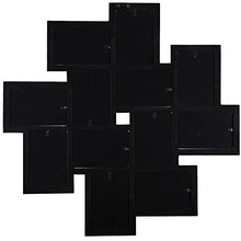 Load image into Gallery viewer, Decorative Black Wood Wall Hanging Collage Picture Photo Frame, 12 Openings, 4x6&quot; - EK CHIC HOME