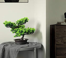 Load image into Gallery viewer, Japanese Artificial Cedar Bonsai Silk Tree - EK CHIC HOME