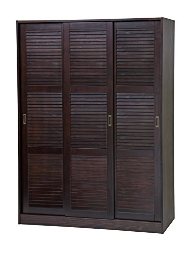 Solid Wood 3-Sliding Door Wardrobe/Armoire/Closet52