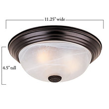 Load image into Gallery viewer, 11&quot; Decorative Small Flushmount Oil Rubbed Bronze - Led Household Light Bulbs - EK CHIC HOME
