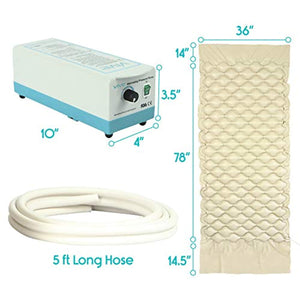 Alternating Pressure Pad - Includes Mattress Pad and Electric Pump System - EK CHIC HOME